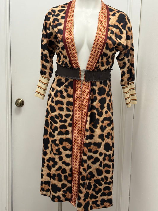 #104 Mixed Print Duster/Dress