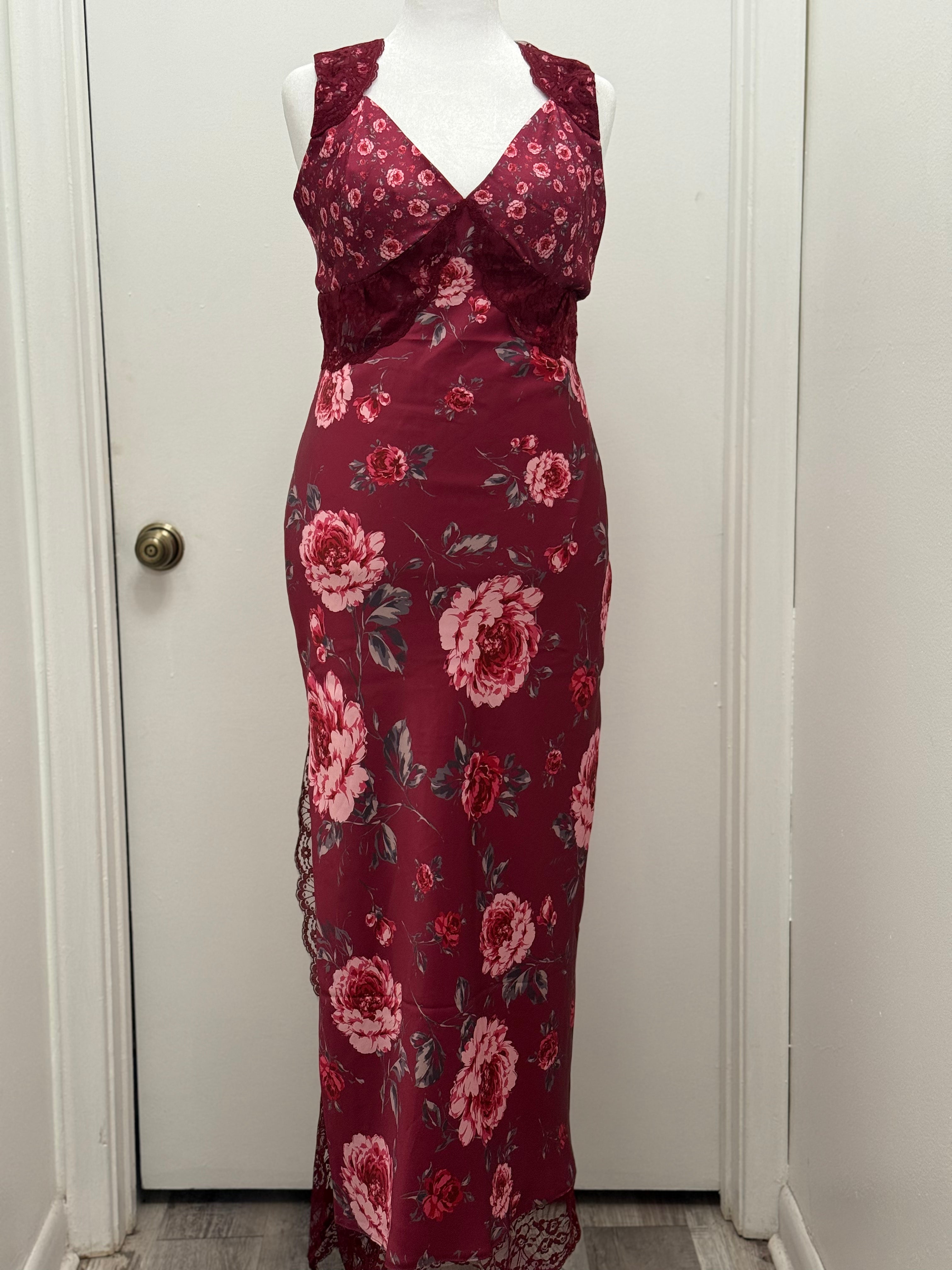 #140 Rose & Lace Sexy Dress