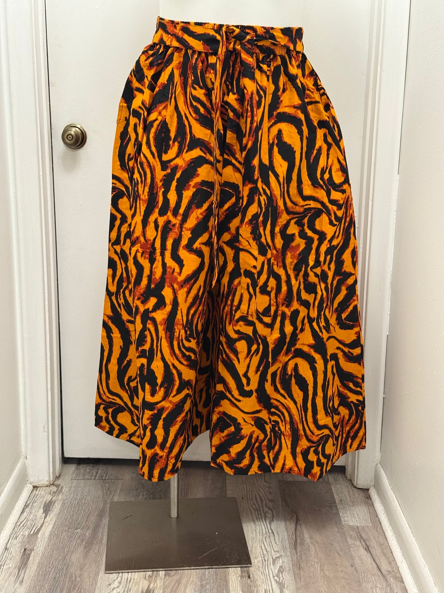 #36 Fire Flame Palazzo Pant