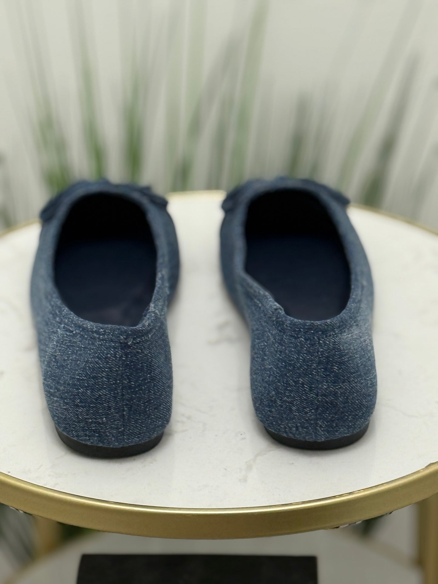 #228 Denim Ballet Flat
