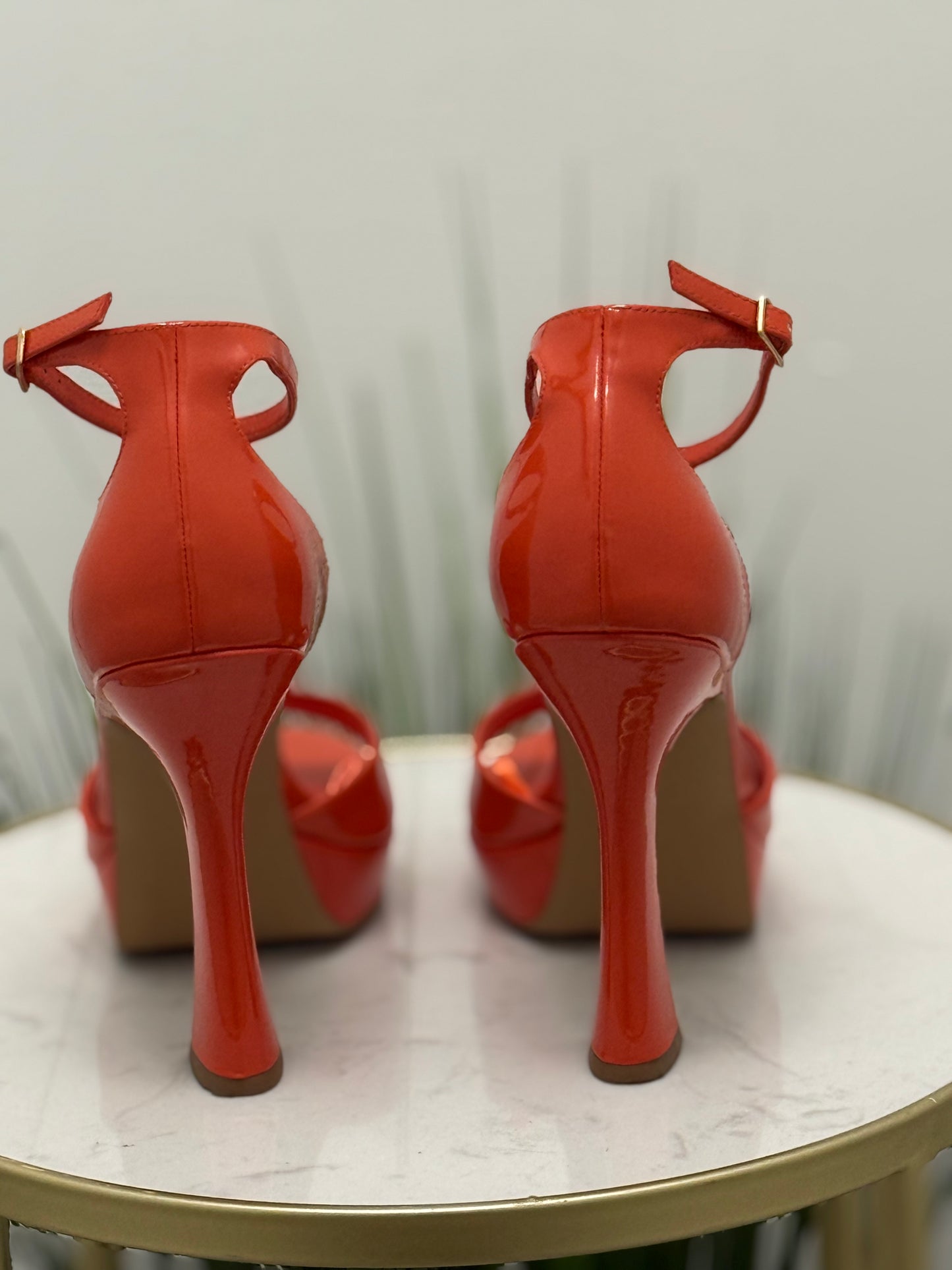 #305 Orange Heels