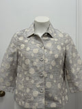 #14 Navy Stripe Sequin Jacket
