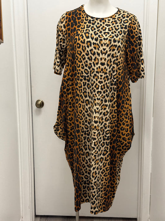 #106 Leopard Jersey Dress