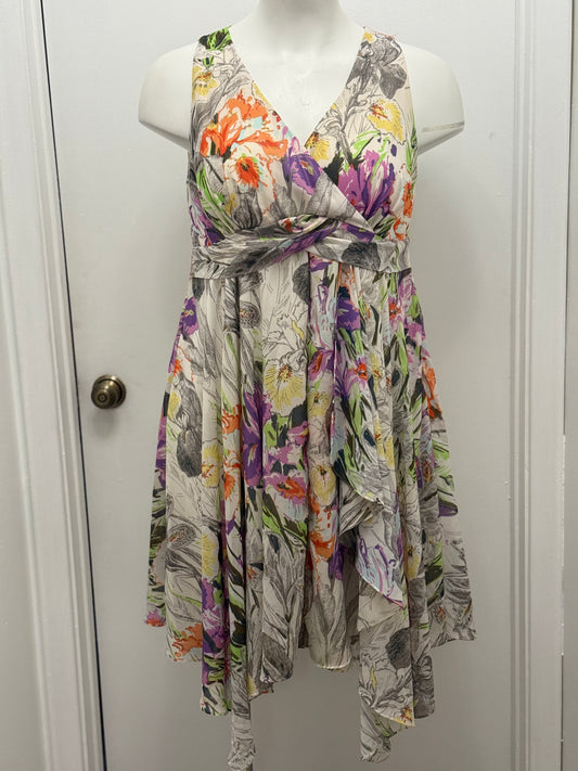 #53 Floral Hankerchief Dress