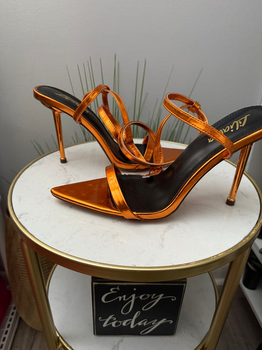 #143 Lock & Key Strappy Heels