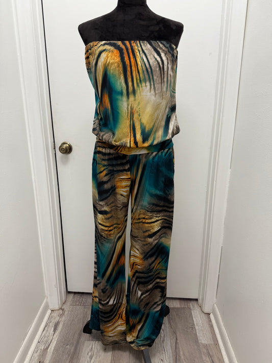 #216 Tiger Stripe Jumpsuit