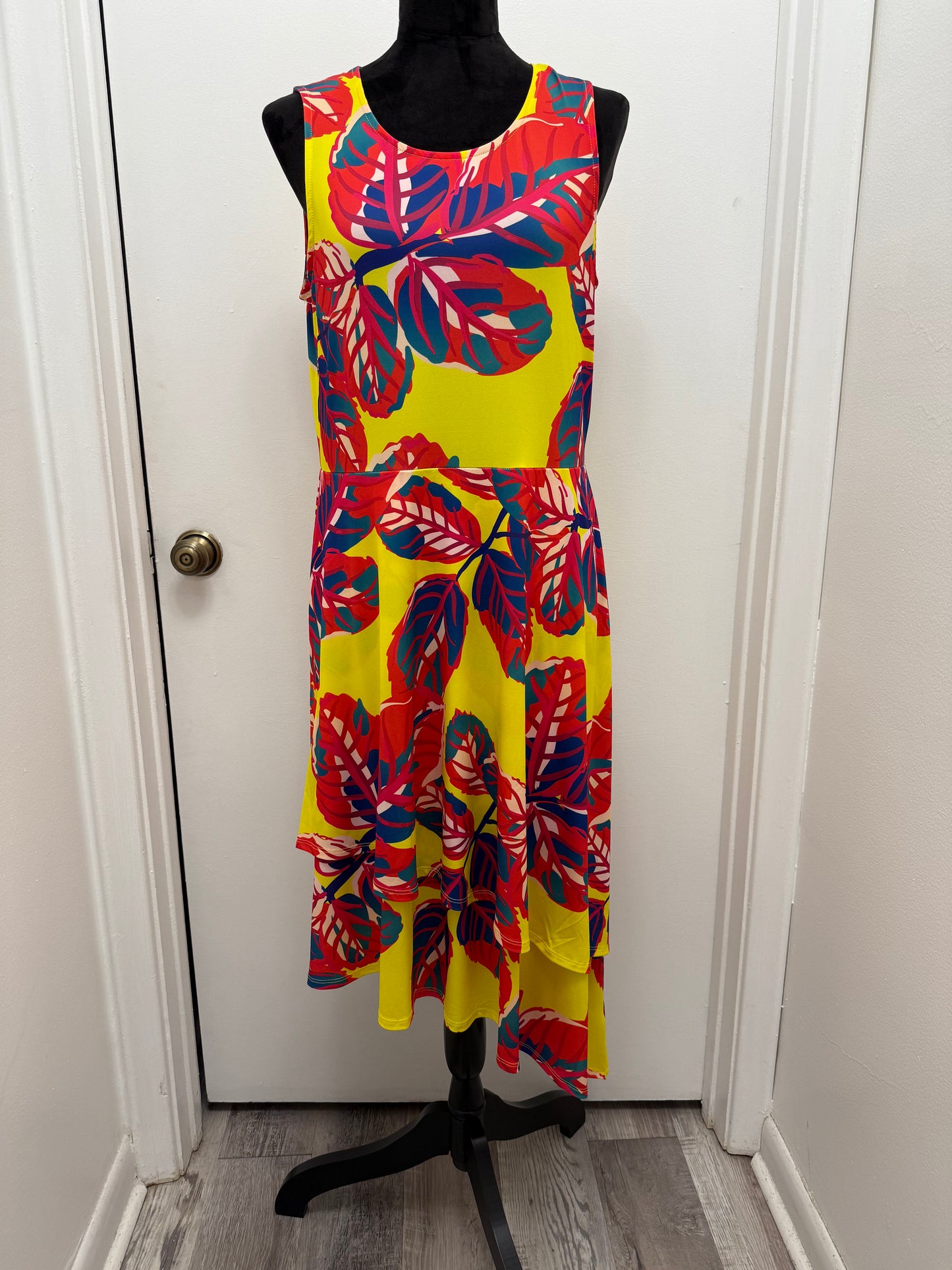 #15 Tropical Asymmetrical Dress