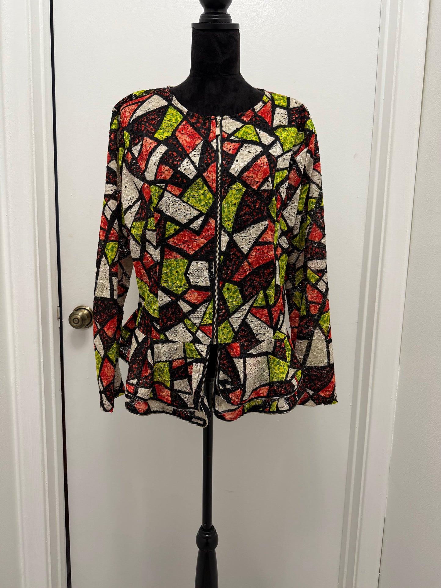 #50 Lace Peplum