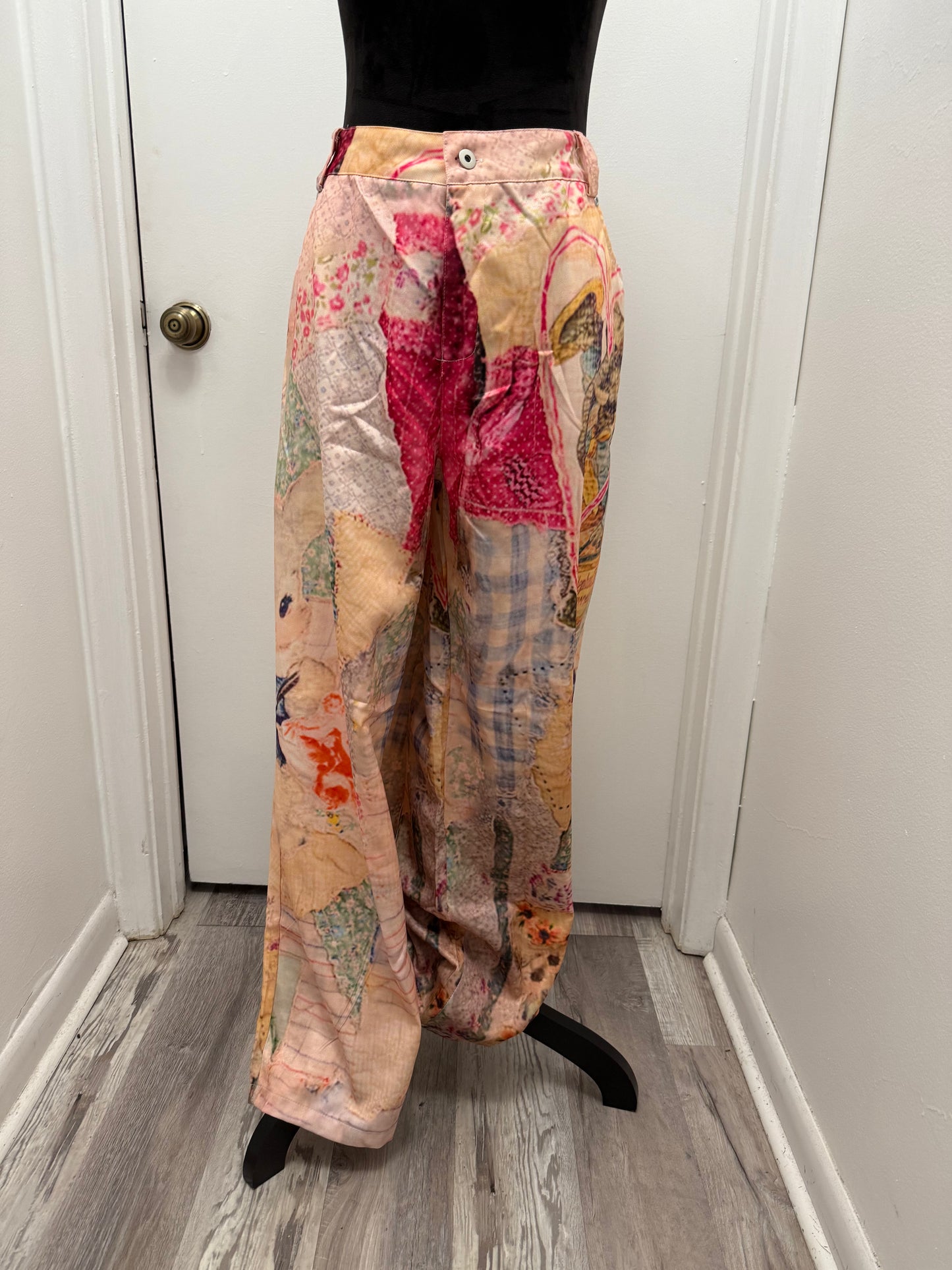 #115 Pink Elephant Pants