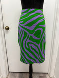 #20 Joy Zebra Print Skirt