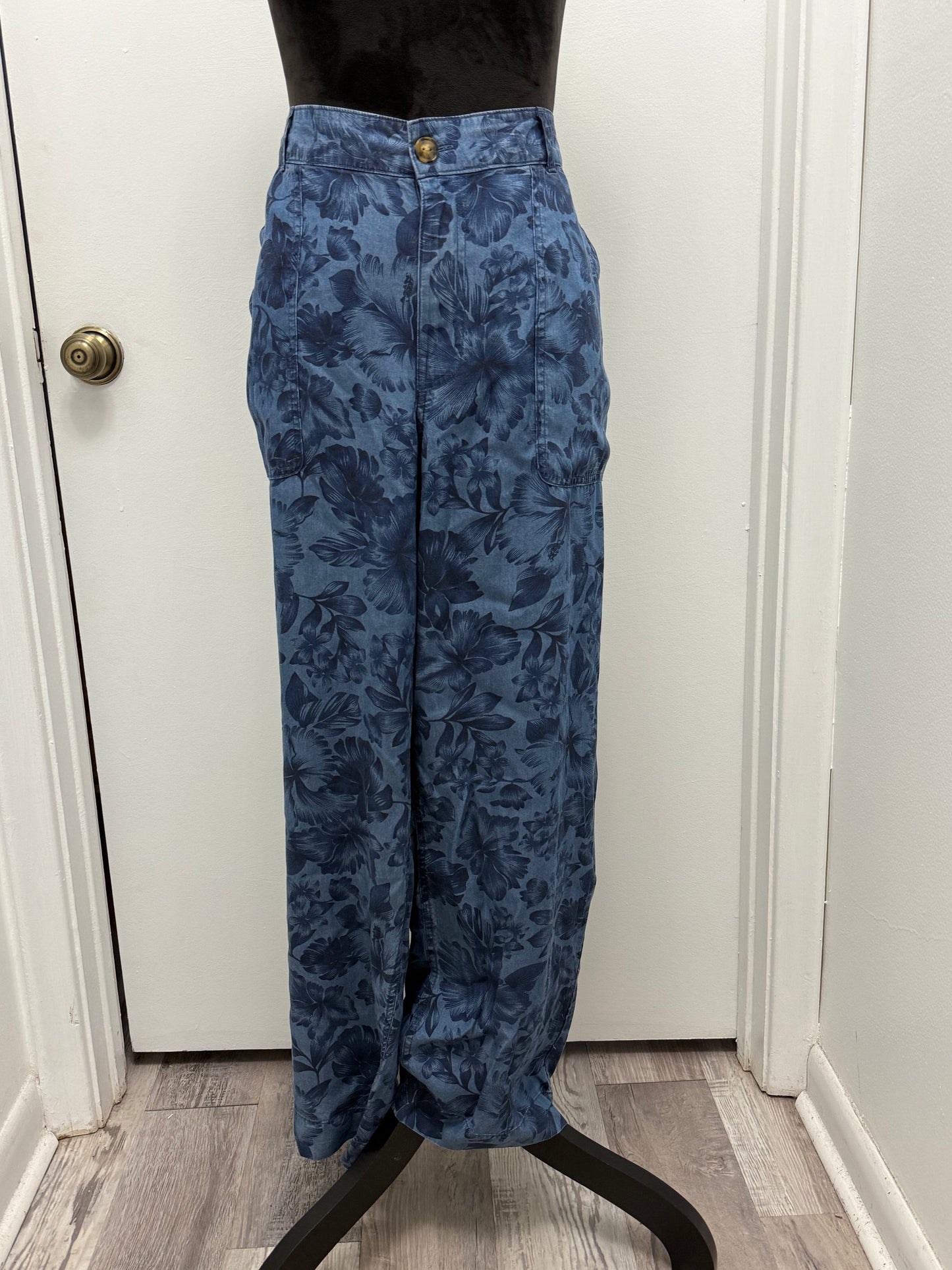 #16 Chambray Floral Denim