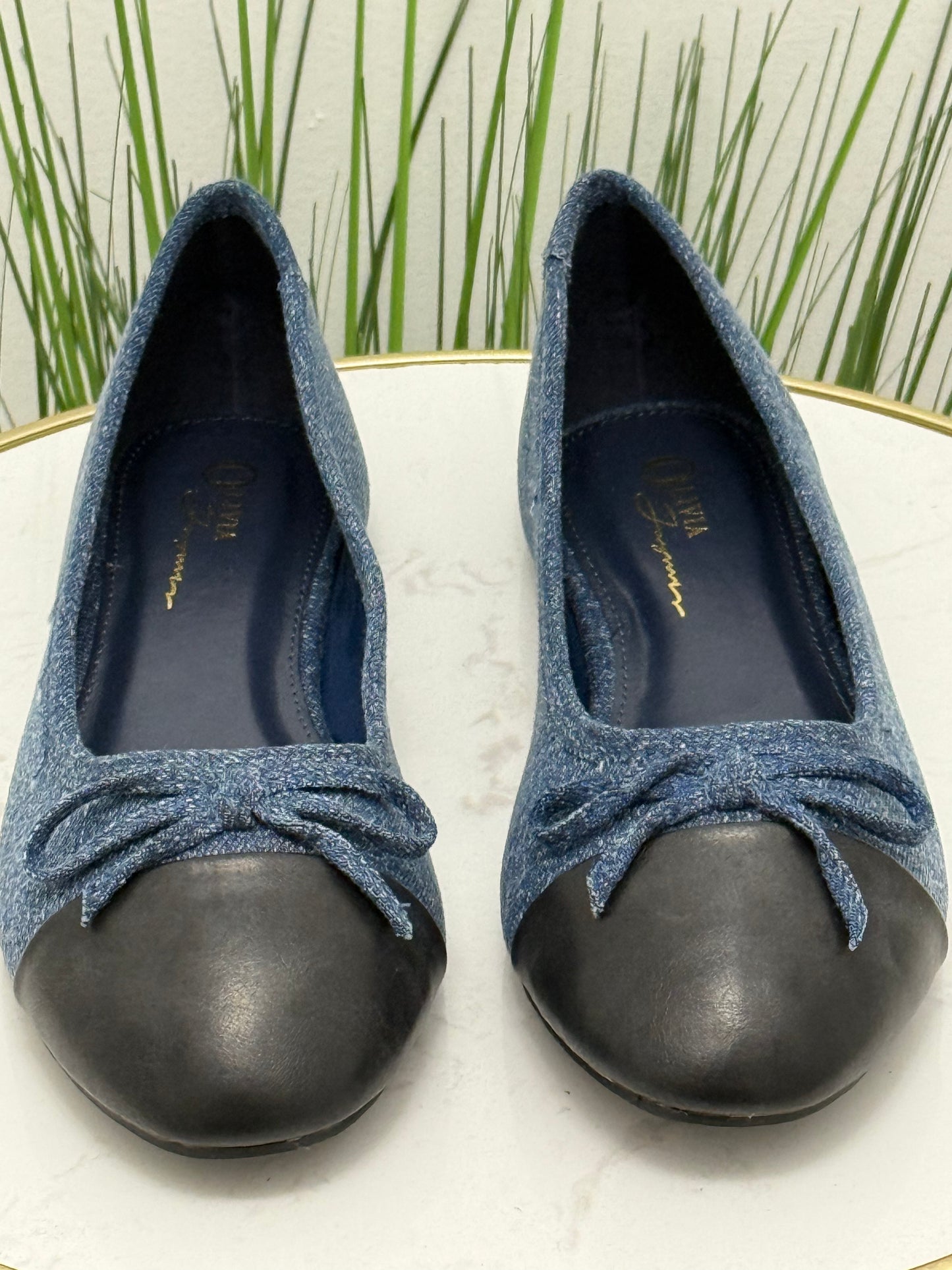 #228 Denim Ballet Flat