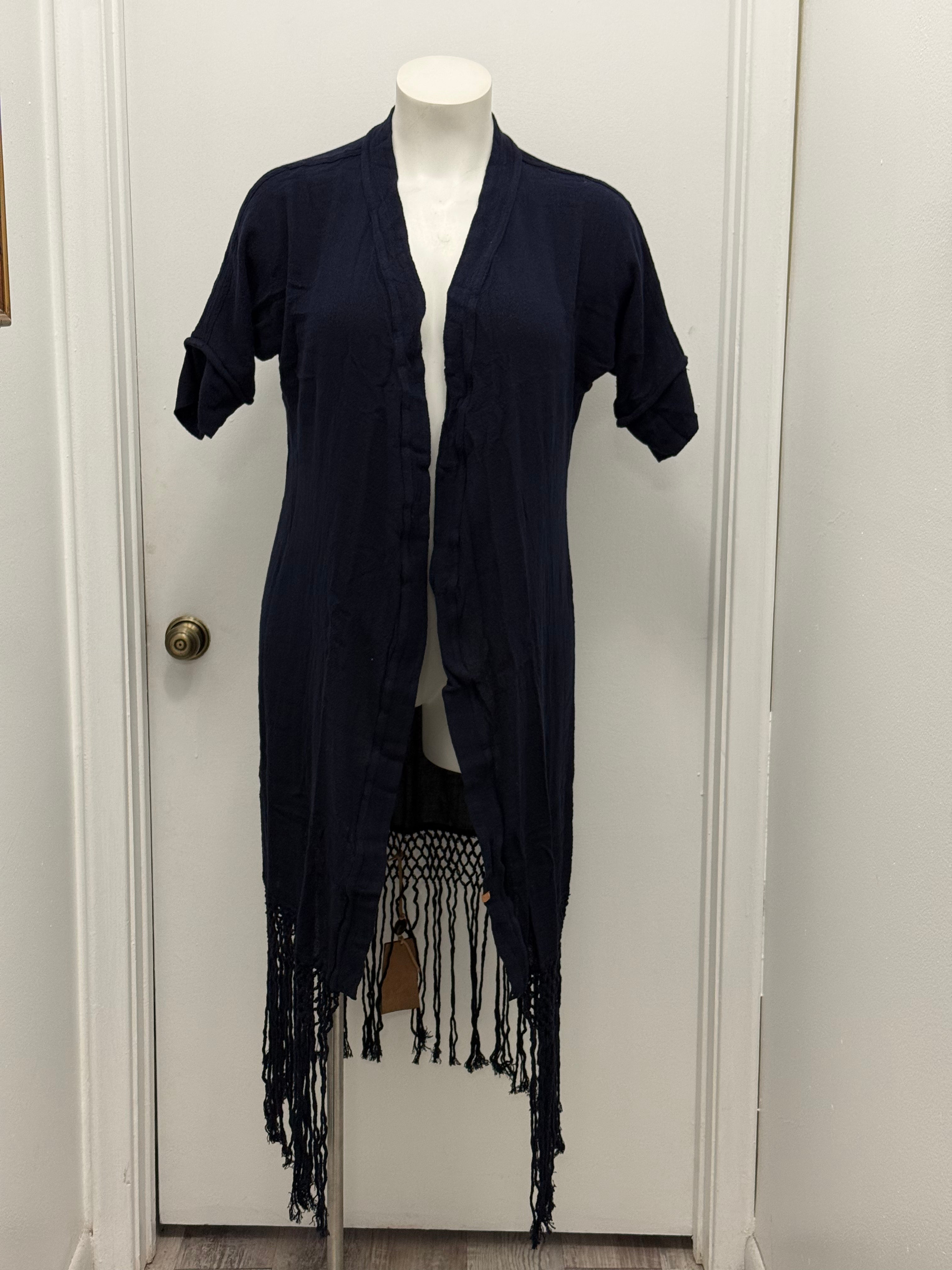 #71 Fringe Kimono Cardigan Cover-Up