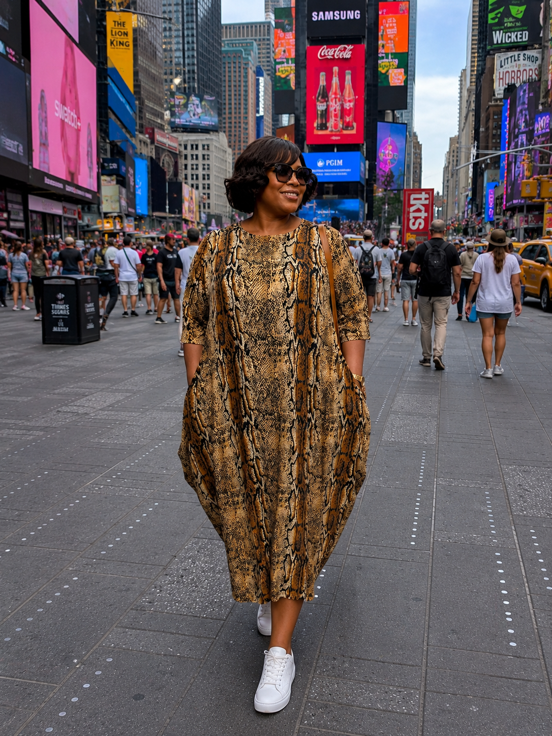 #82 Reptile Jersey Dress