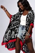 #42 Inspire Script Kimono: GRAPHITE / OSFM
