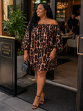 #89 Leopard Kaftan