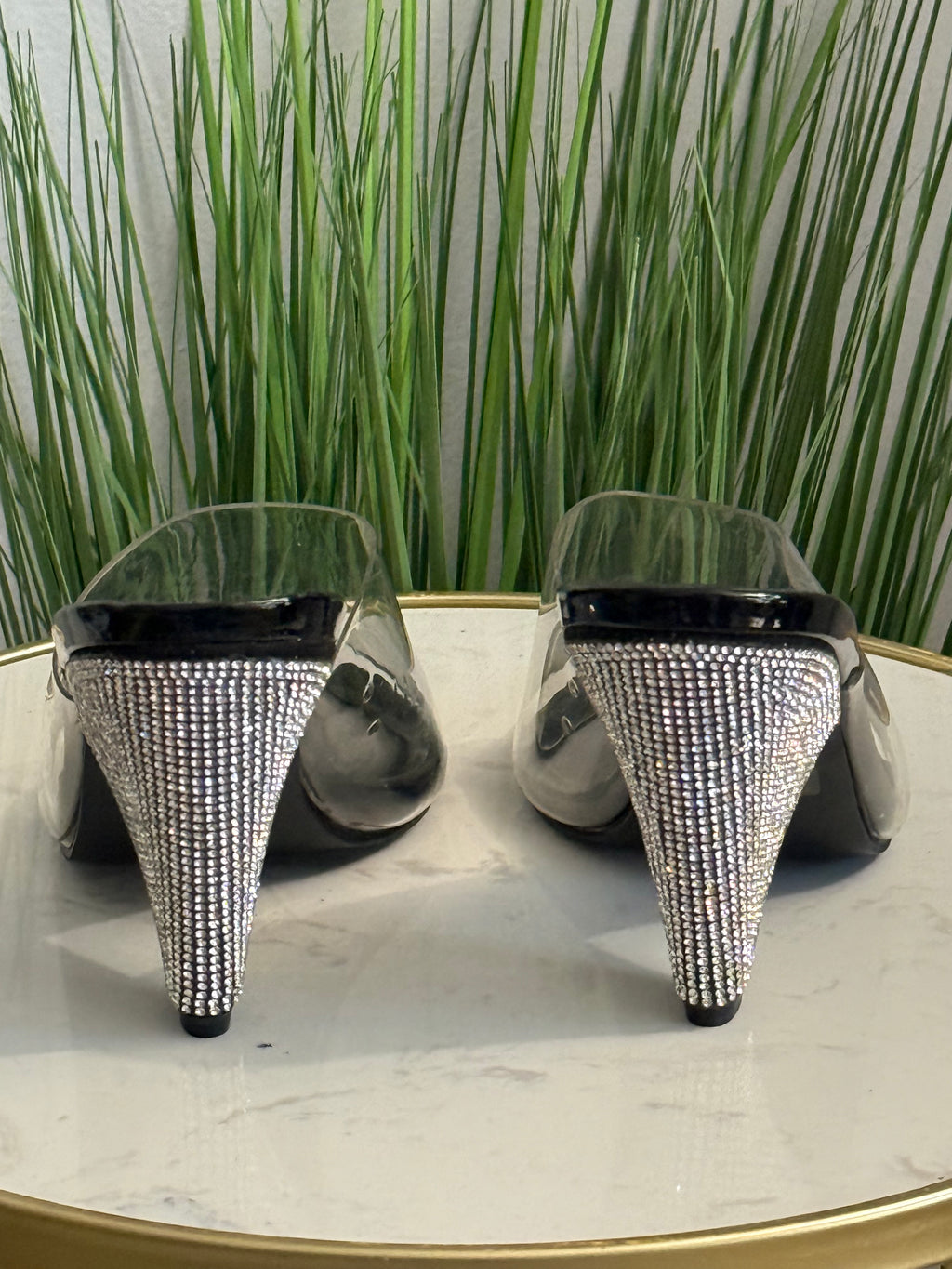 #105 Glam Slip-On  3.5in Heels