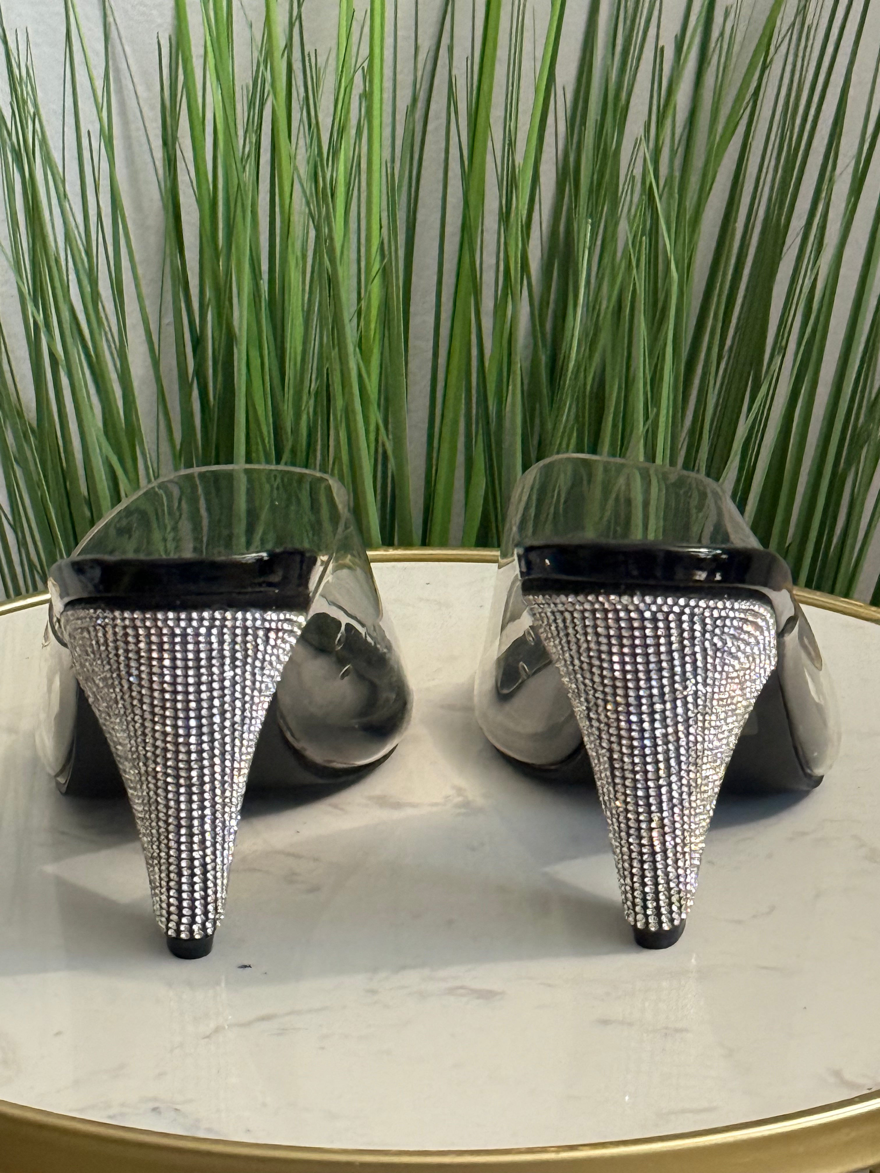 #105 Glam Slip-On  3.5in Heels
