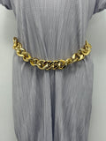 #324 Gold Chain Link Belt