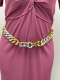#337 Two Tone Chain Link Belt 44inches