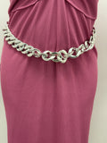 #340 Silver Chain Link Belt (44 inches)