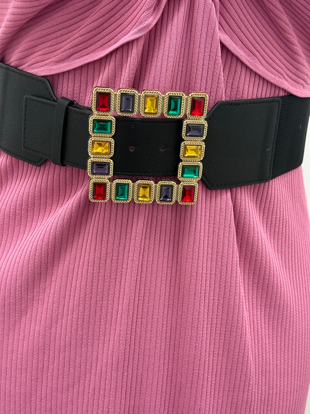##341 MultiColor Stretch Belt 41.5 inches