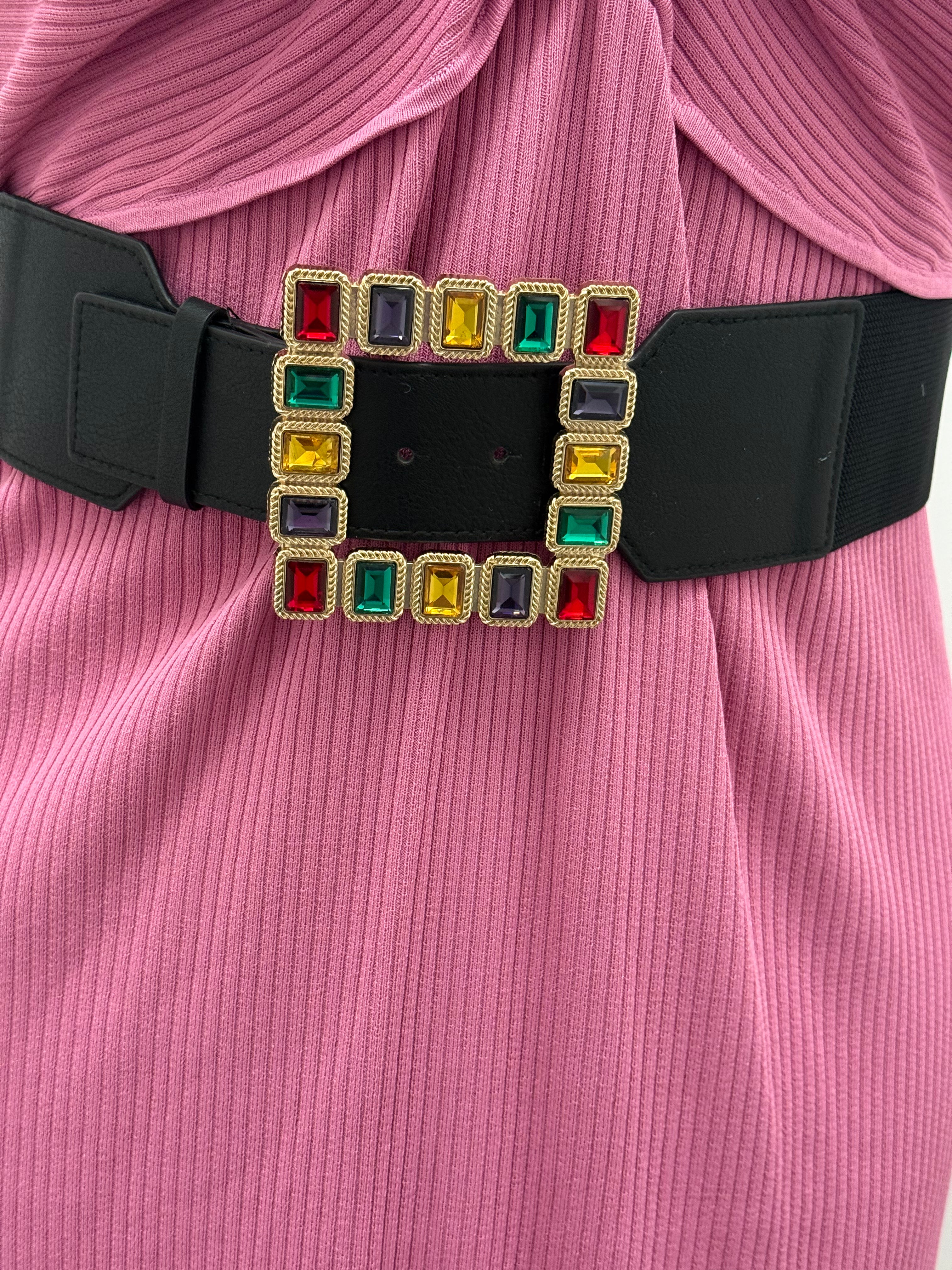 ##341 MultiColor Stretch Belt (Plus Size)