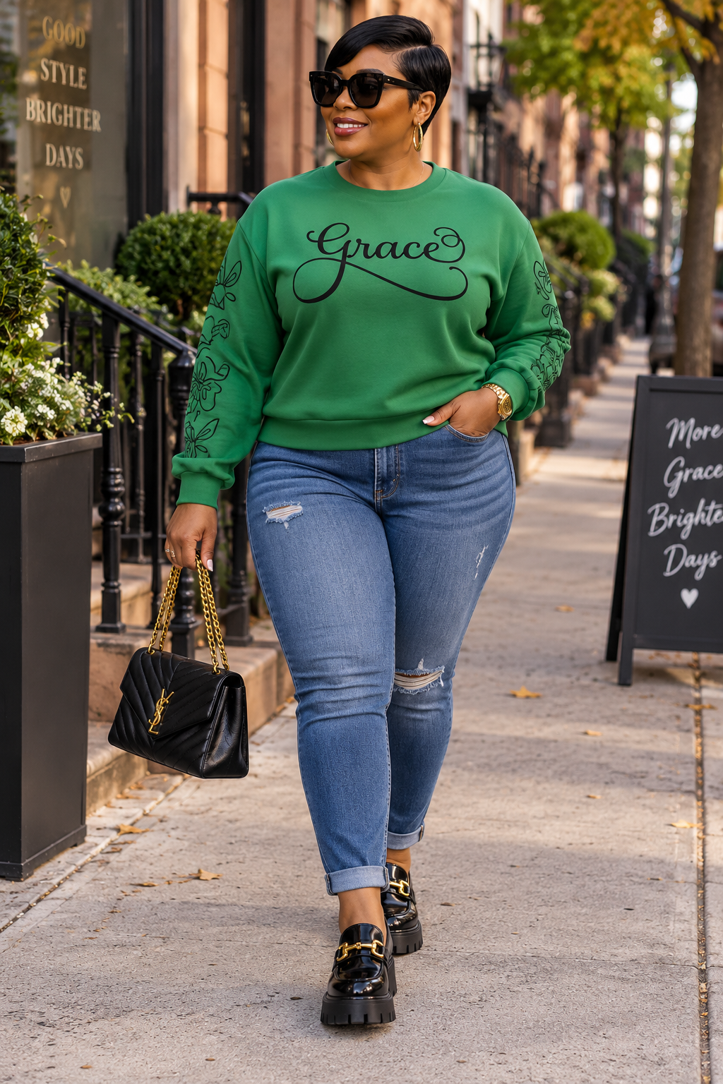 Grace Graphic Sweatshirt | XL|  #69