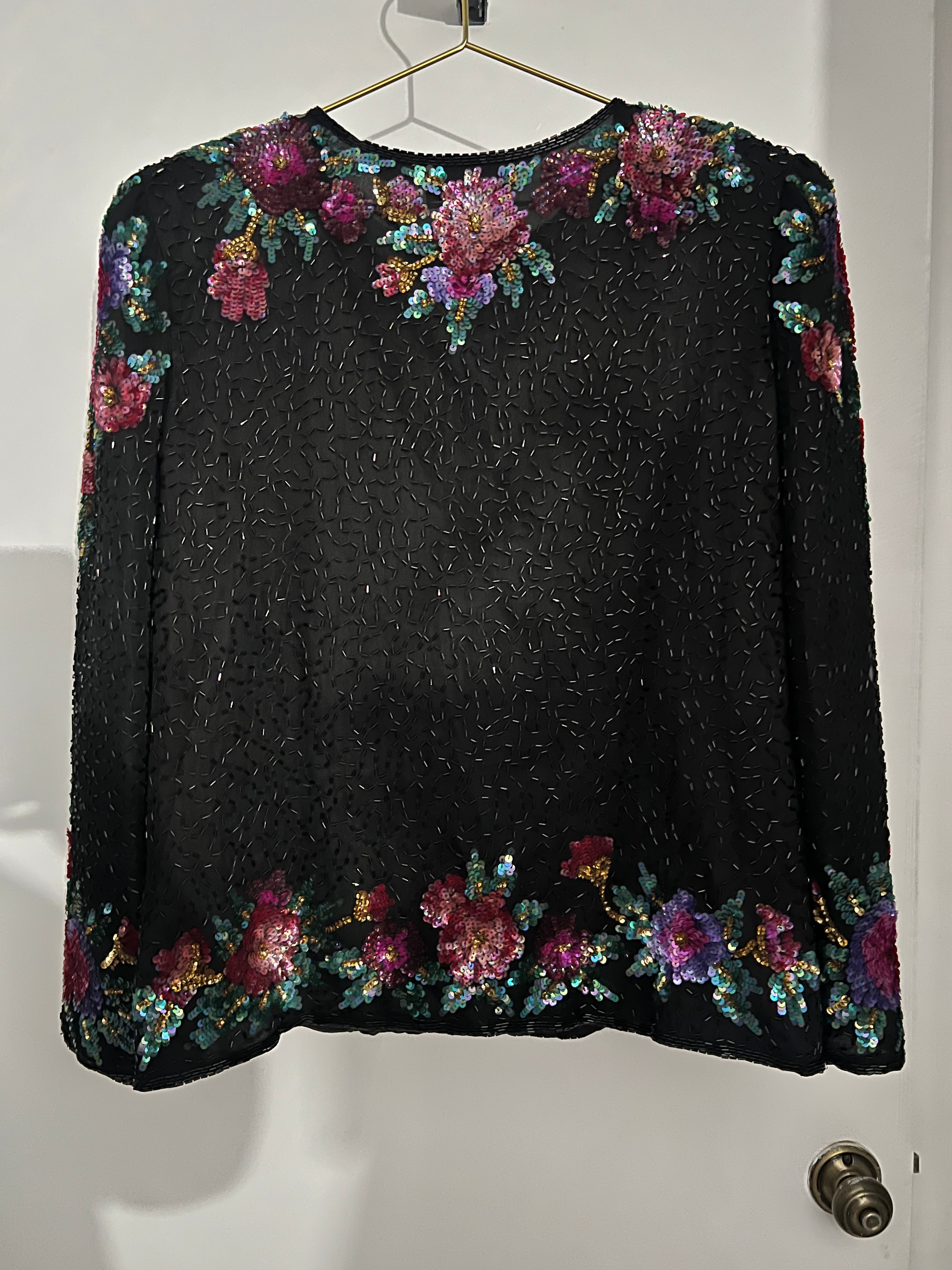 Floral Sequin Jacket #259