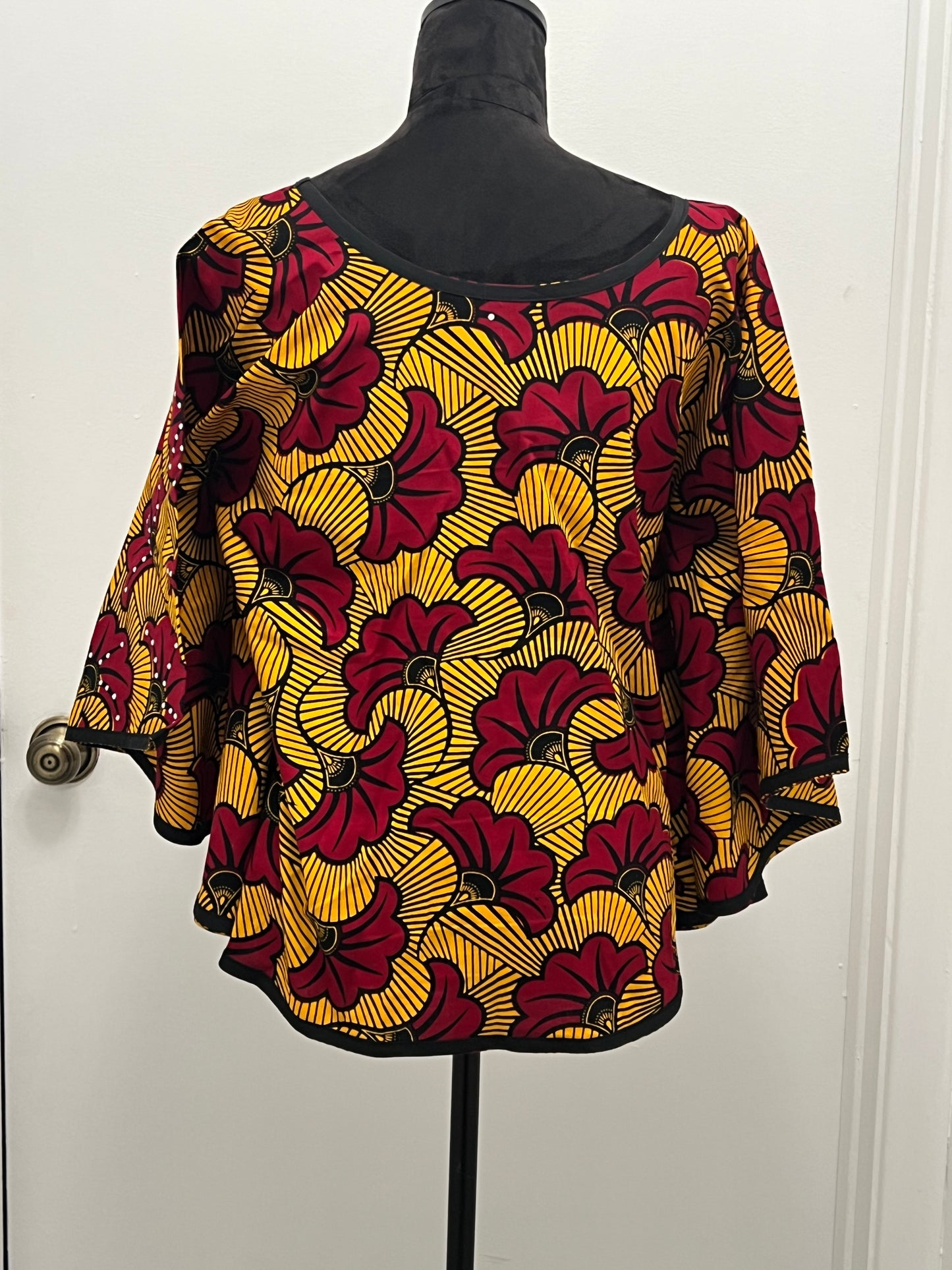 Ankara Rhinestone Capelet