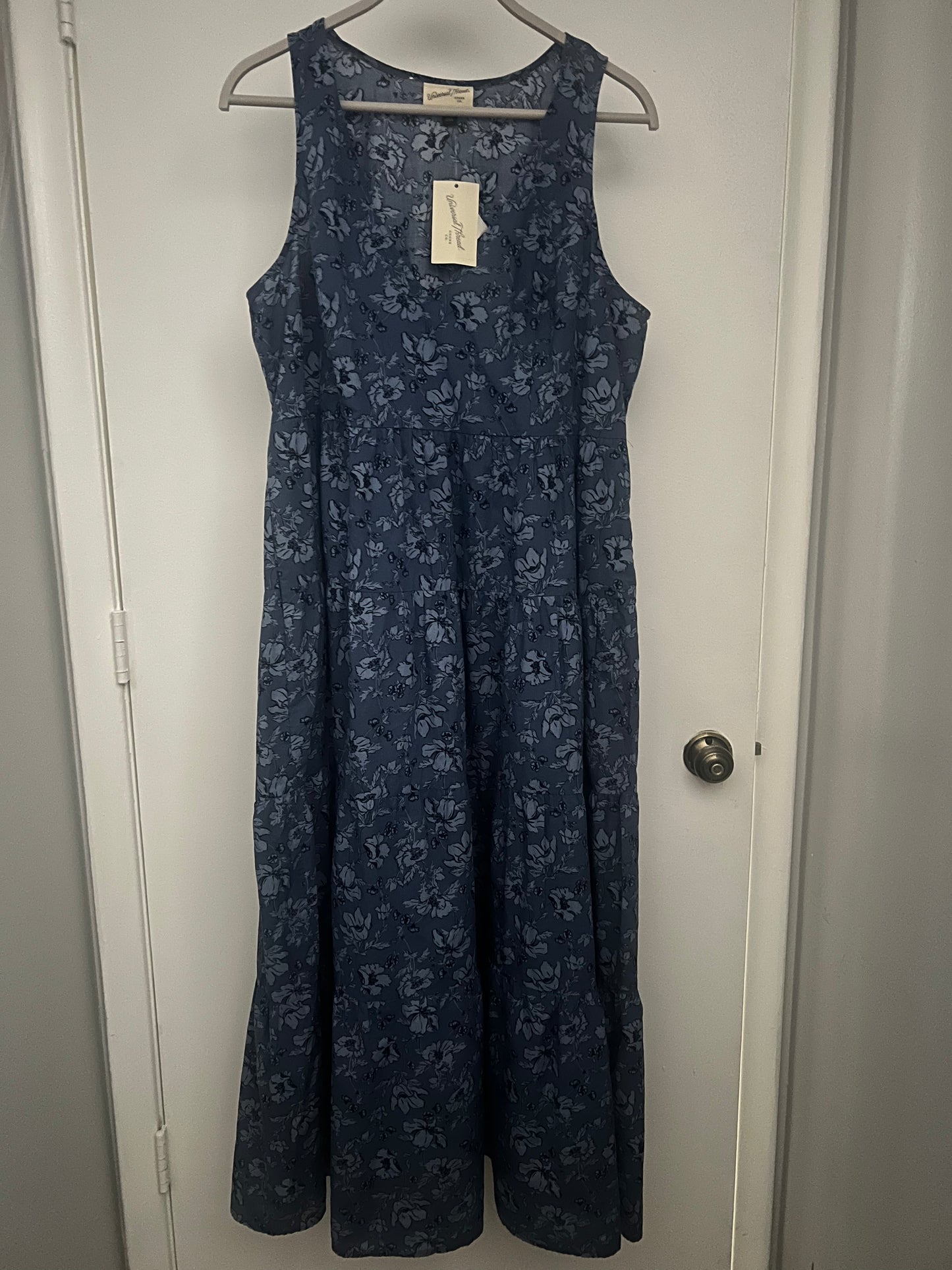 #87 Navy Floral Sundress