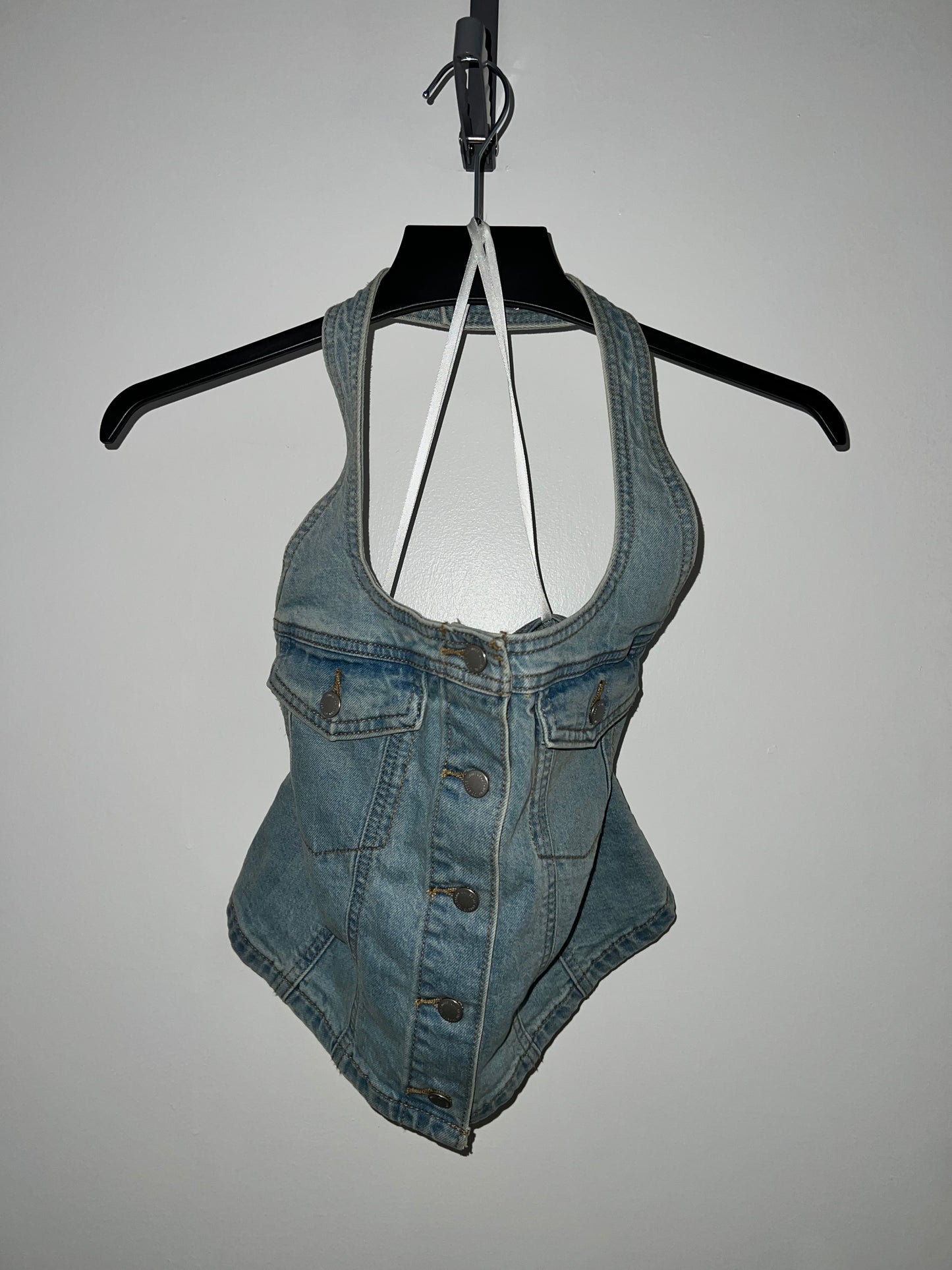 #238 Denim Halter