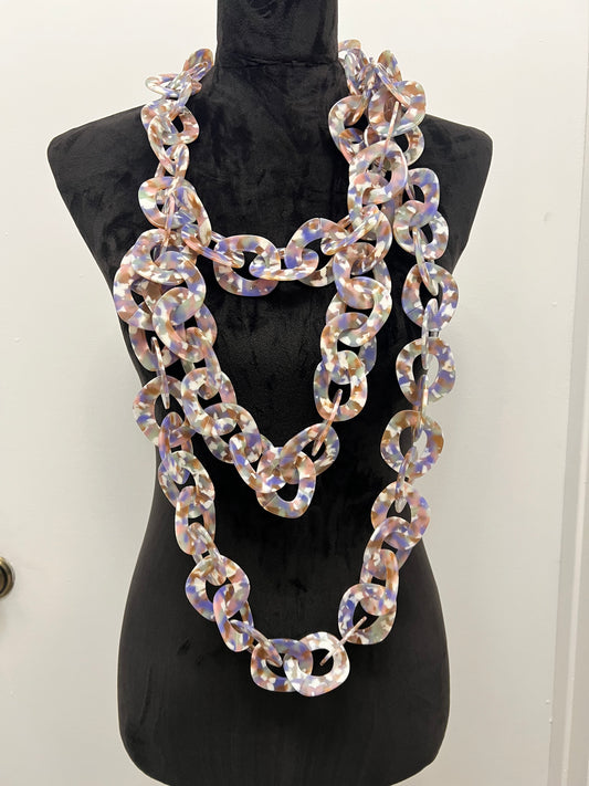 SJ Tiered Link Necklace