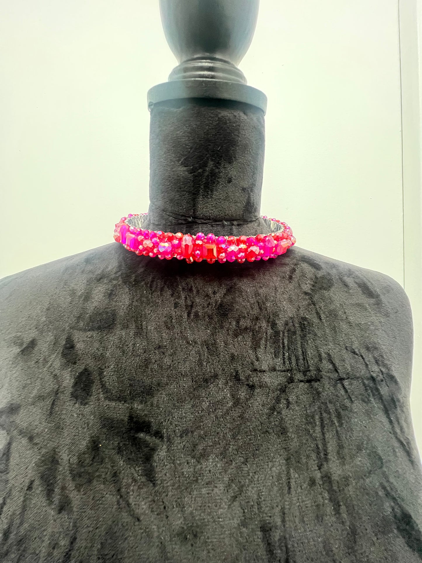 SJ Gemstone Choker with Bracelet or Earrings