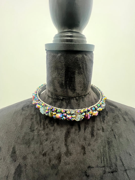 SJ Gemstone Choker with Bracelet or Earrings