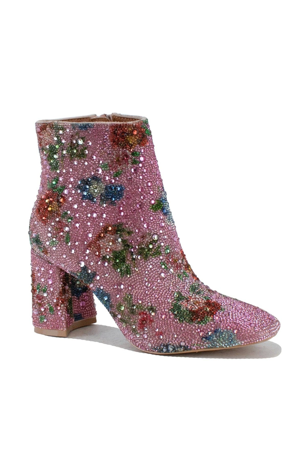KETSBY Rhinestone Ankle Booties #230