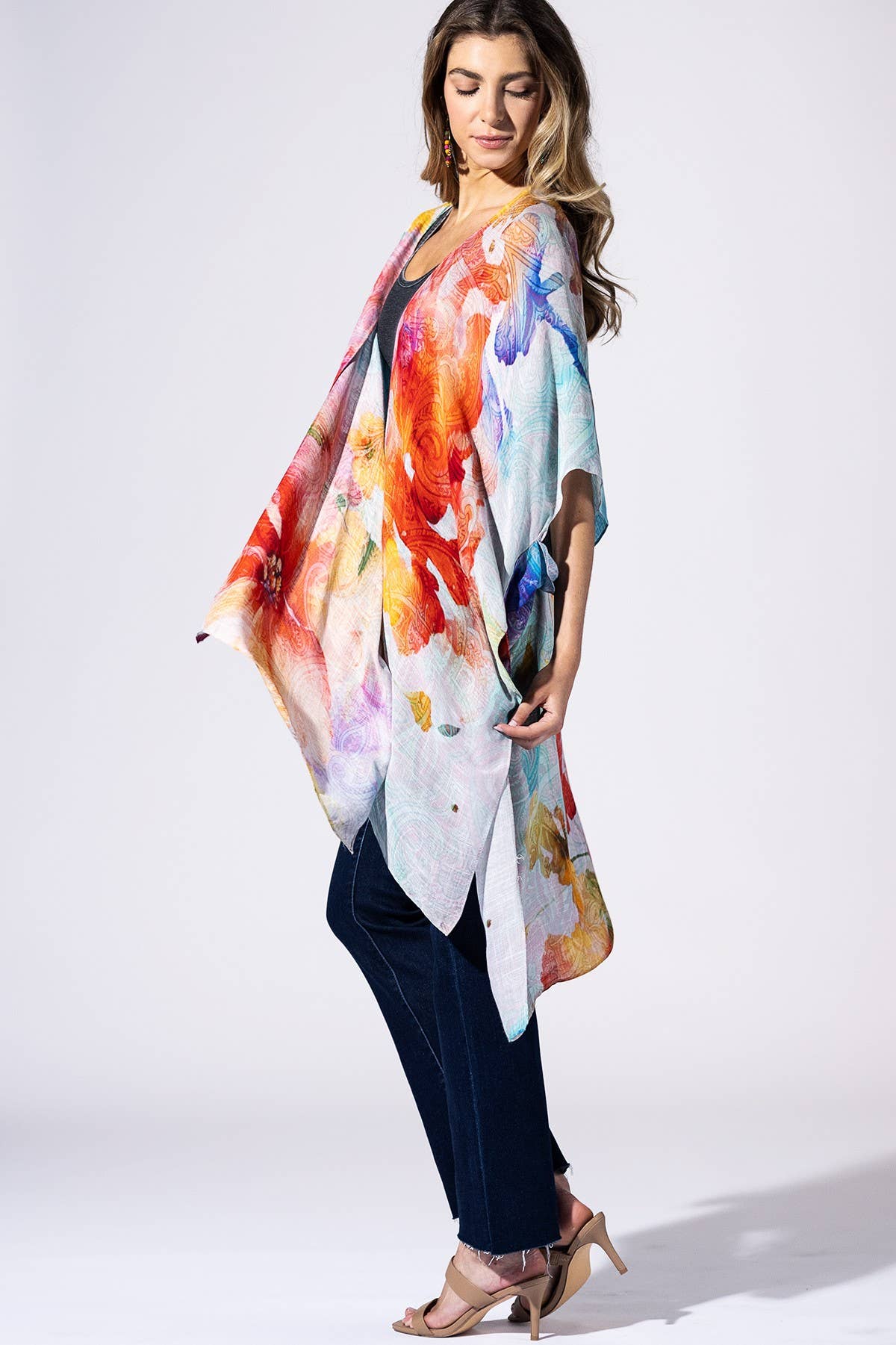 Island Petal Kimono: Fantasy Flower