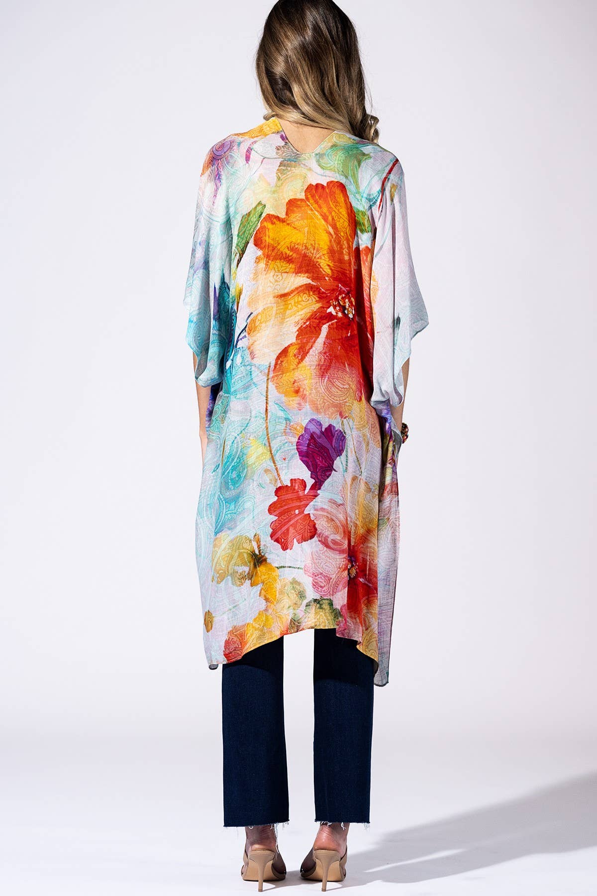 Island Petal Kimono: Fantasy Flower
