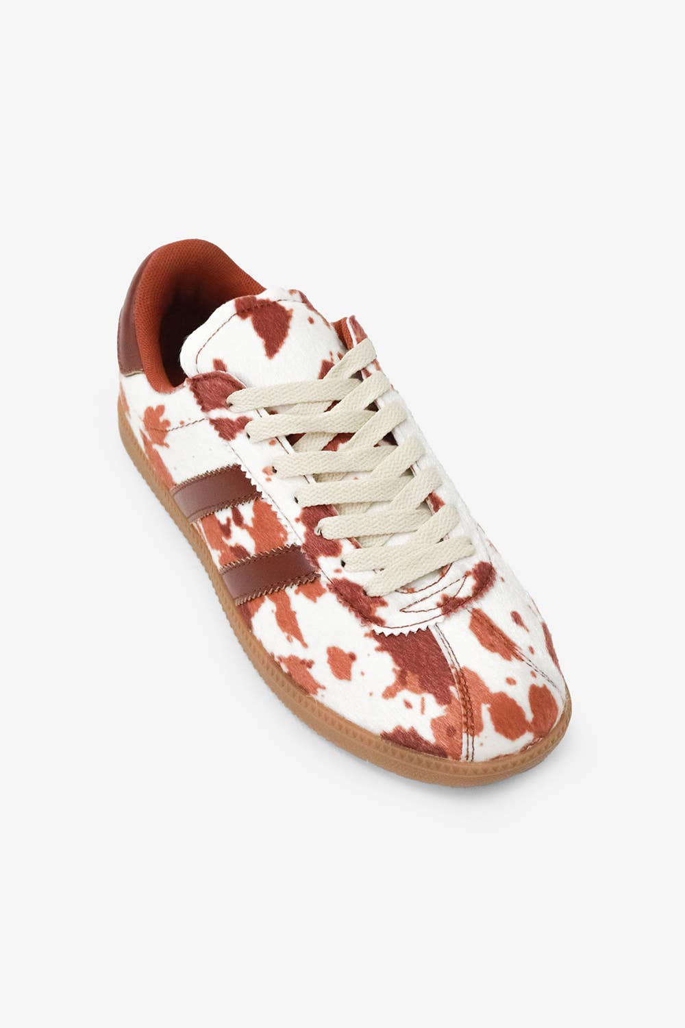 #236 Cow Print Sneakers