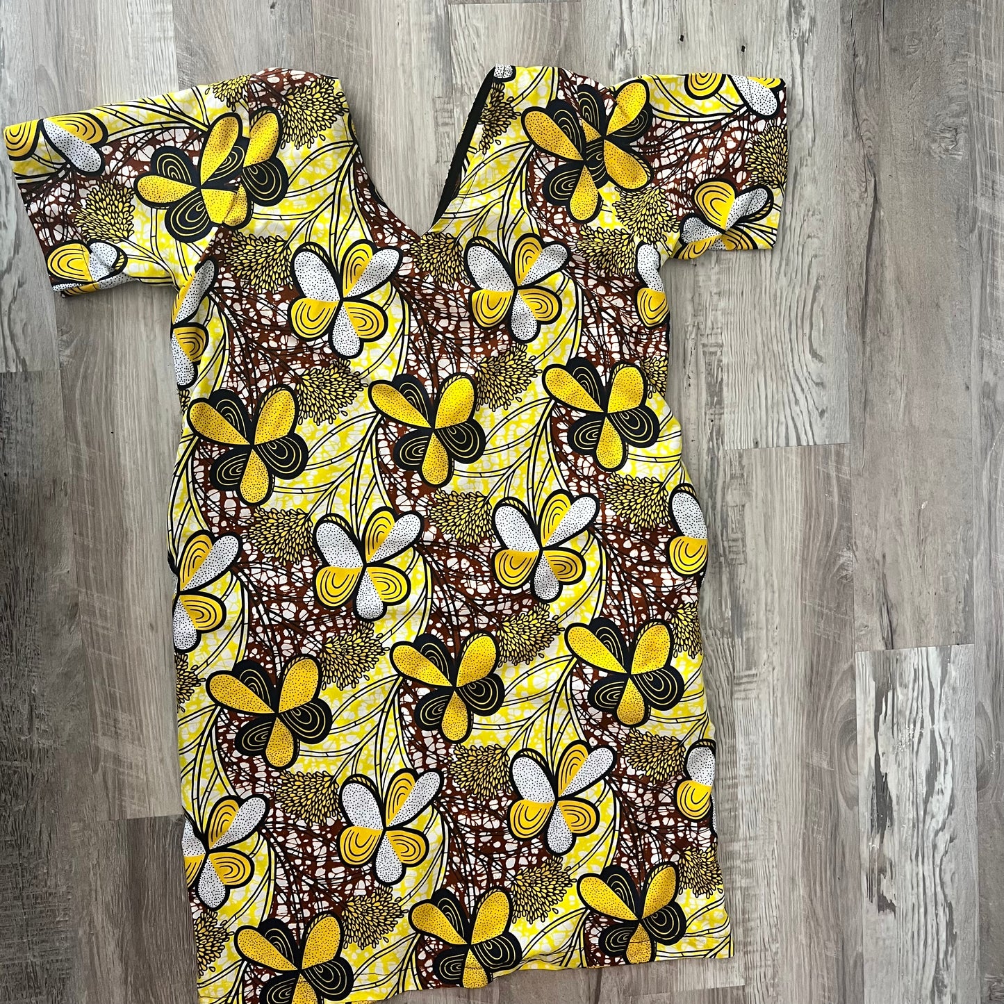 Yellow Ankara Dress