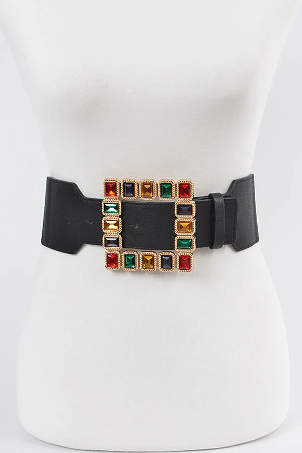 ##341 MultiColor Stretch Belt 41.5 inches