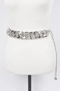 #340 Silver Chain Link Belt (44 inches)